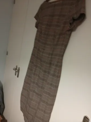 Vestido de mujer a cuadros