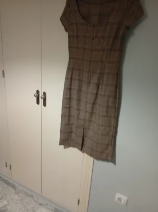 Vestido de mujer a cuadros