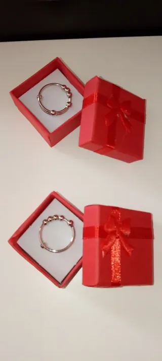 Anillo anti estrés ajustable acero inoxidable