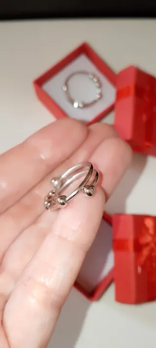 Anillo anti estrés ajustable acero inoxidable