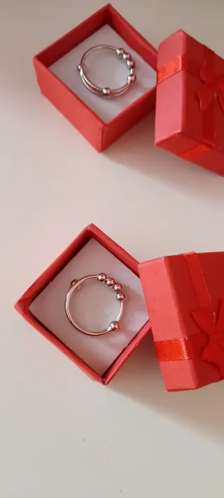 Anillo anti estrés ajustable acero inoxidable