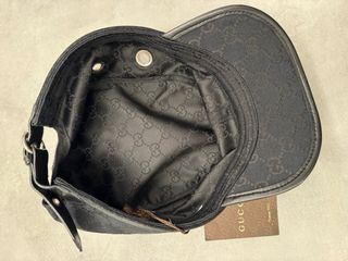 Cappello Gucci nero monogramma