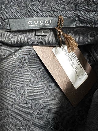 Cappello Gucci nero monogramma