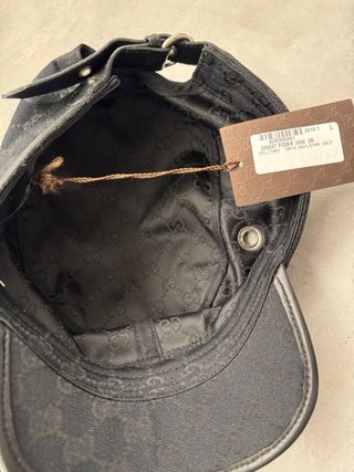Cappello Gucci nero monogramma