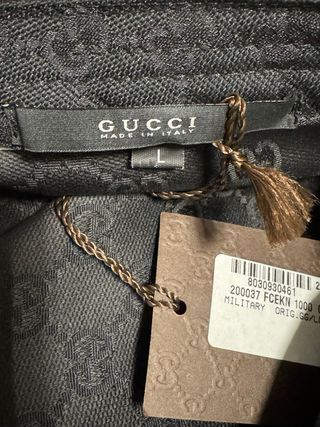 Cappello Gucci nero monogramma