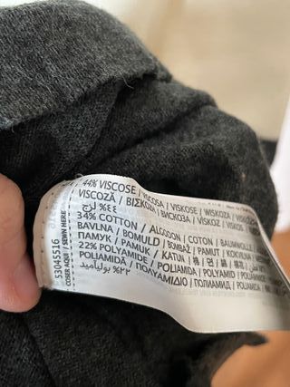 Vestito maglia Mango bianco e grigio