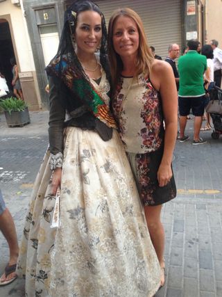 Falda Fallera con Manteleta