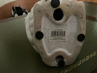 Civetta portafortuna in ceramica lucida