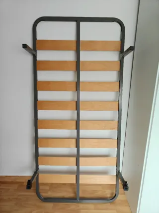 Somier 90cm Metal y Madera