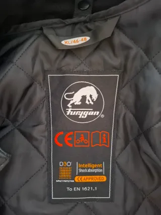 Chaqueta Moto Furygan GHOST EVO Negra