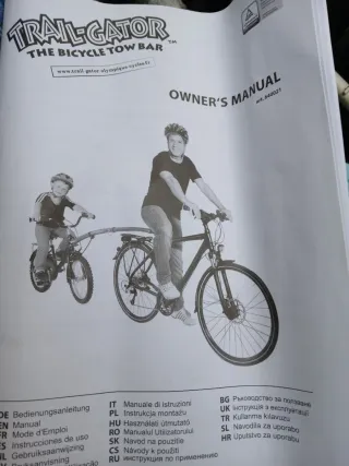 Trail-Gator Barra Bicicleta Niños