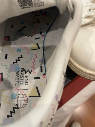 Zapatillas Adidas Stan Smith Hombre Blancas Dorada