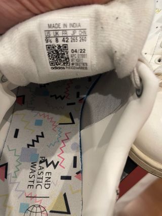 Zapatillas Adidas Stan Smith Hombre Blancas Dorada