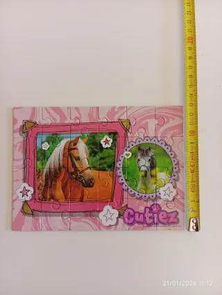 Mini puzzle 24 pezzi - due cavalli