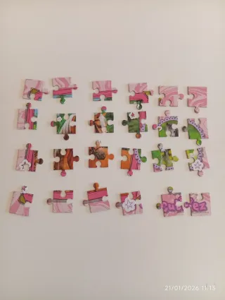 Mini puzzle 24 pezzi - due cavalli