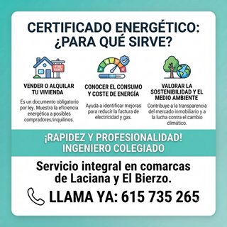 Certificado energético zona Villablino