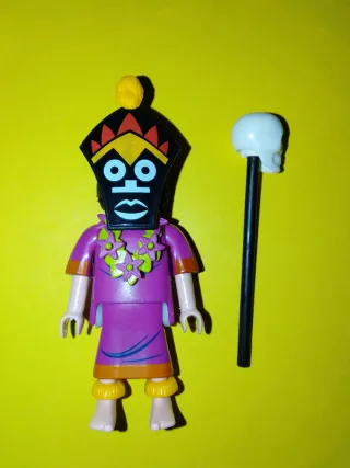 Playmobil figura Chamán brujo hechicero indigena