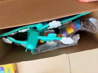 Lote Juguetes: Maxiloto, Bloques y Juego Gusano