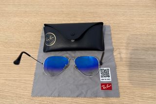 Gafas Ray-Ban Aviator Azul/Plata