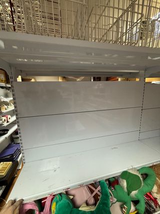 Scaffalature metalliche bianche