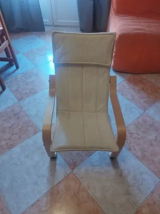 Sillón Ikea Madera Beige, infantil