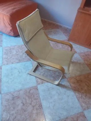 Sillón Ikea Madera Beige, infantil
