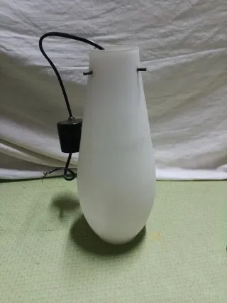 Lampada a sospensione vetro bianco