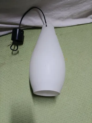 Lampada a sospensione vetro bianco