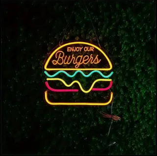 Lampada Neon LED "maxi Burger"