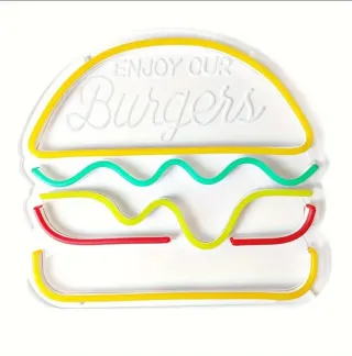 Lampada Neon LED "maxi Burger"