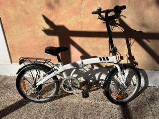 Bici plegable Orbea F10 blanca