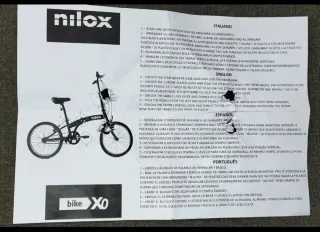 Bicicleta plegable Nilox 20P - XO