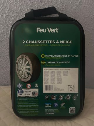 Cadenas de nieve textiles Feu Vert T54