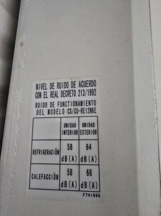 Aire Acondicionado/Split Panasonic