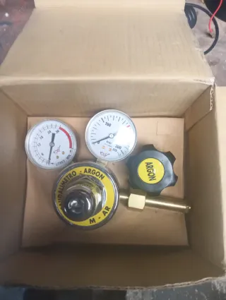 Regulador Manómetro Argón Nuevo