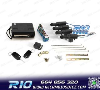 CIERRE CENTRALIZADO UNIVERSAL CON MOTORES Y 2 MANDOS CON ESP