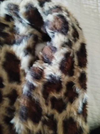 Jersey Zara estampado leopardo peludo