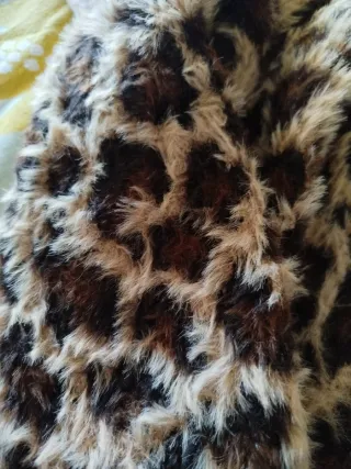 Jersey Zara estampado leopardo peludo