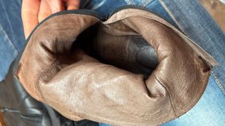 Botines de piel negros