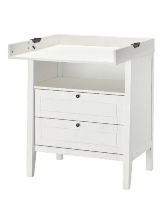 Cómoda cambiador IKEA SUNDVIK + Colchón y fundas