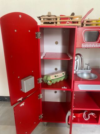 Cocina de juguete para niños con accesorios