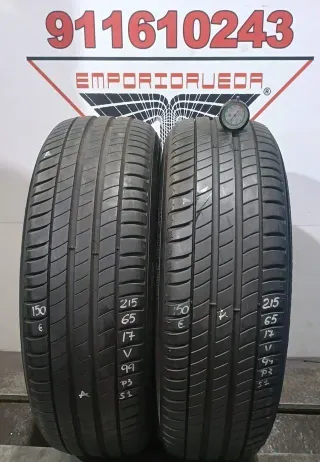 215 65 17 V MICHELIN RUEDA AL 90% VIDA UTIL