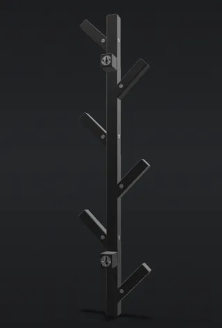 Appendiabiti IKEA nero metallo