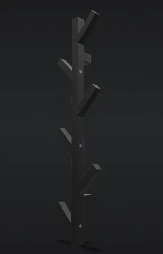 Appendiabiti IKEA nero metallo