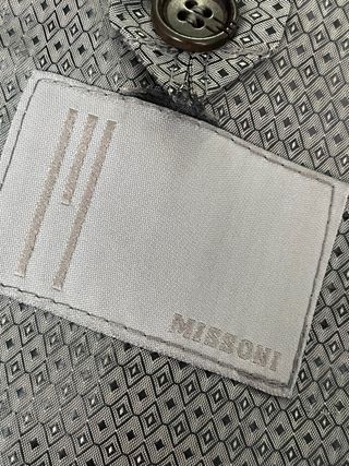 Missoni Blazer Uomo Lana Grigio