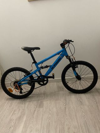 Bicicleta infantil Btwin azul 10 años