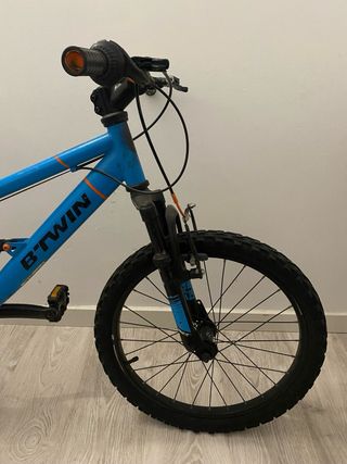 Bicicleta infantil Btwin azul 10 años