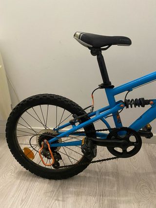 Bicicleta infantil Btwin azul 10 años