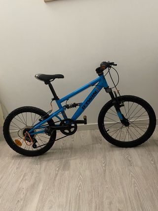 Bicicleta infantil Btwin azul 10 años