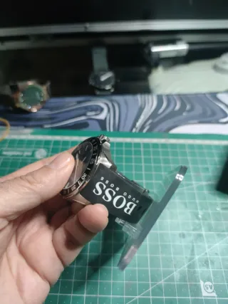 Reloj Hugo Boss Hombre Azul y Plateado